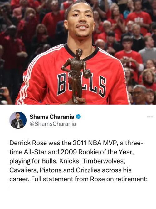 玫瑰凋零!罗斯告别赛场,结束16年NBA生涯 玫瑰凋零!罗斯告别赛场,结束16年NBA生涯